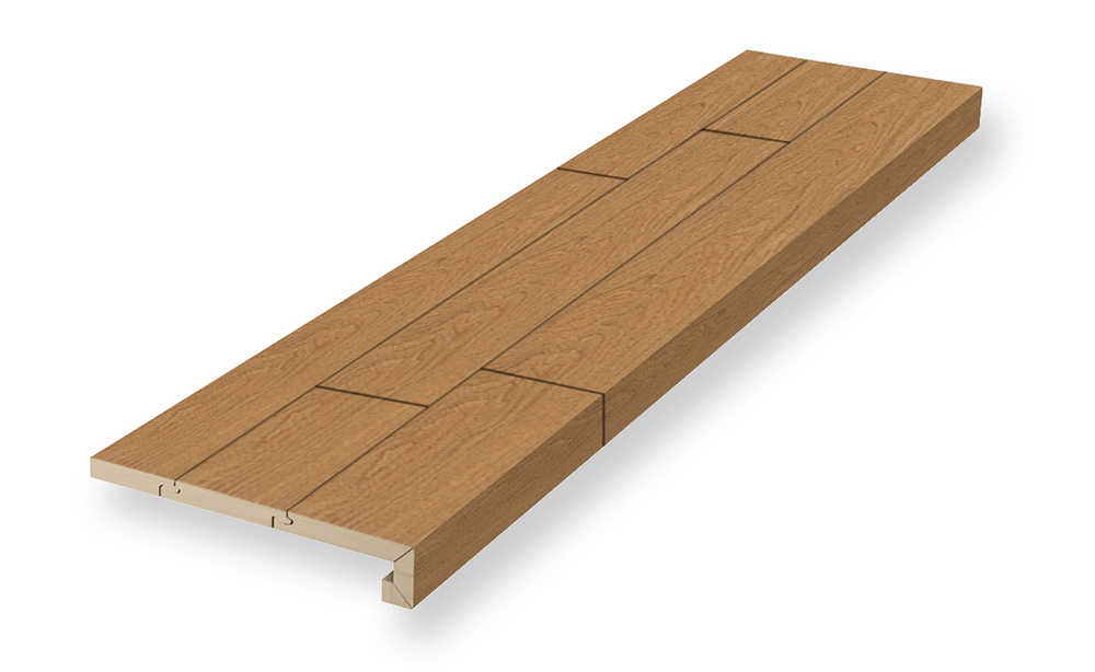 TSK Renovierung 2x eingeschlagen für gewendelte, breite Stufen