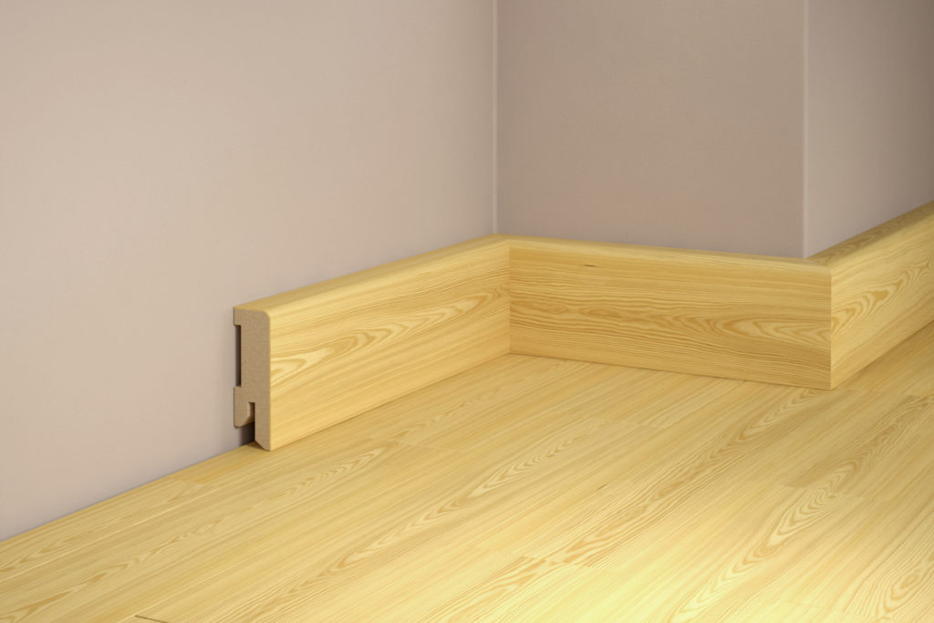 Sockelleiste aus Lärche